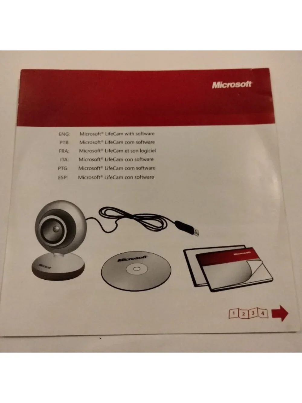 Microsoft LifeCam Software Installation CD Product Guide Information